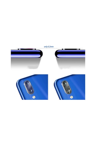 Xiaomi Redmi Note 7 Kamera Lens Koruyucu Cam Filmi