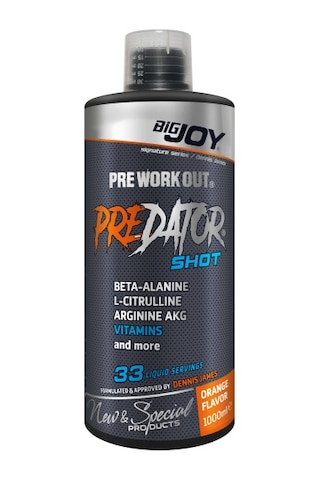 Bigjoy Sports Predator Shot Beta-Alanin Sitrulin Portakal 1000Ml