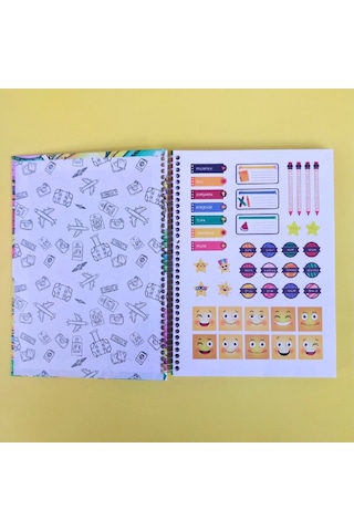 Zamansız Haftalık Ajandam Manifest Defteri 17x24cm 100 Yaprak Planlayıcı Defter Kamp