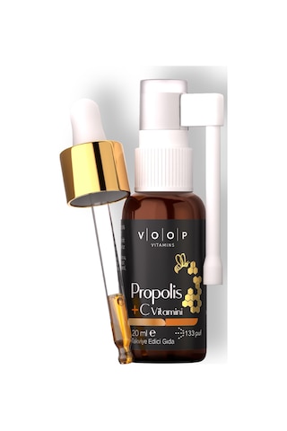 Voop Propolis + C Vitamini Sprey-Damla 20 ML