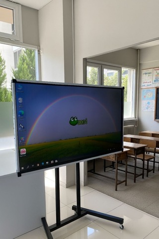 Jedi Akıllı Tahta Sürgülü Taşıyıcı Ayak 43"- 75"