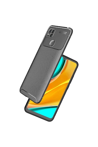 Xiaomi Redmi 9C Kilif Karbon Silikon Case 390115447
