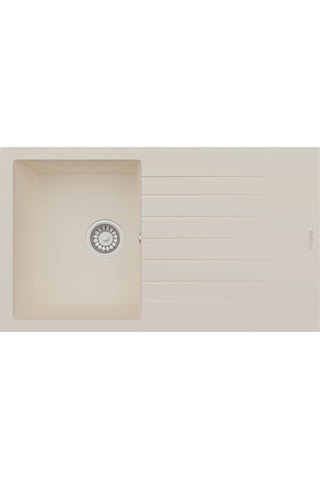 Real Stone P004 Troya 86 Granit Mutfak Eviyesi Krem 86 x 50 CM