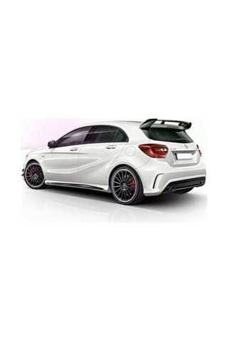 Mercedes W176 İçin Uyumlu A Serisi A45 Spoiler Piano Black 13-18