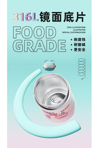 Jian Fan Paslanmaz Çelik Akılı Termos Bardağısı Caklıgösteren Saman Su Bardağıpembe Pembe