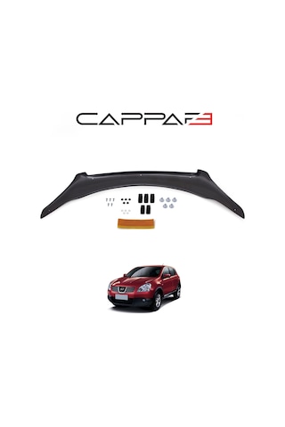 Nissan Qashqai 2007-2010 Yıl Aralığı Uyumlu Kaput Rüzgarlığı 4mm