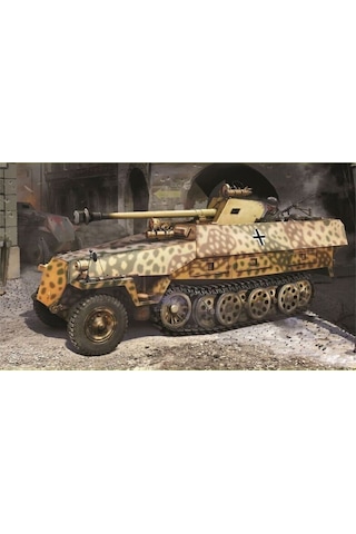 Dragon 6994 1/35 Ölçek, Sd.kfz.251/22 Alman Yarı Paletli, Pak 40 Toplu, Gece Görüşlü, Piyade Taşıyıcı Plastik Model Kiti-59428