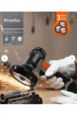 Piranha PAG-4121 Şarjlı Avuç Taşlama