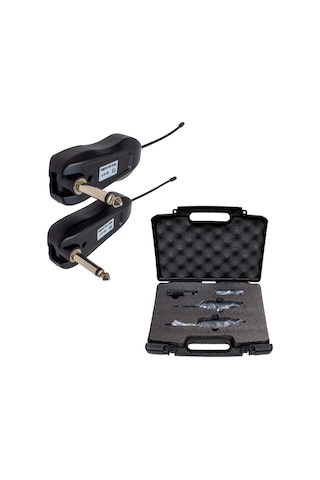 Ayt Magicvoice Mv-19585 Uhf Gitar Tip Kablosuz Mikrofon 6.3mm Kablosuz Gitar Müzik Aleti Cihazı 40 Metre Çekim