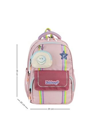 Kidsbag Okul Çantası + Beslenme Çantası + Kalemlik + Para Cüzdanı 2 Turuncu
