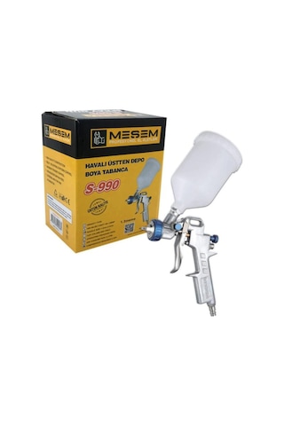 Meşem S-990 1.3 MM Havalı Üstten Depolu Boya Tabancası