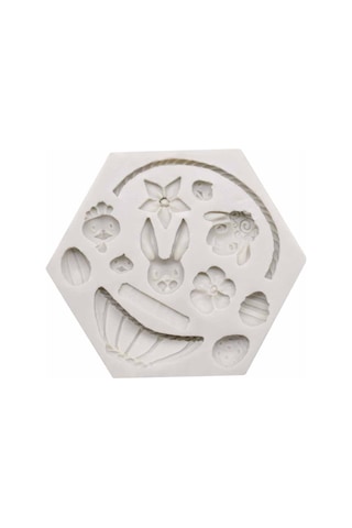 Duangduang Paskalya Tavşanı Silikon Yumurta Çikolatalı Kek Sabun Kalıbı Pişirme Kek Tepsisi Kalıbı