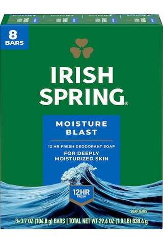 Irish Spring Moisture Blast Nemlendirici Banyo Sabunu 8li Paket Diğer