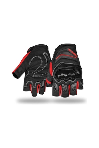 Yazlık Kısa Motosiklet Eldiveni Birinci Kalite Korumalı