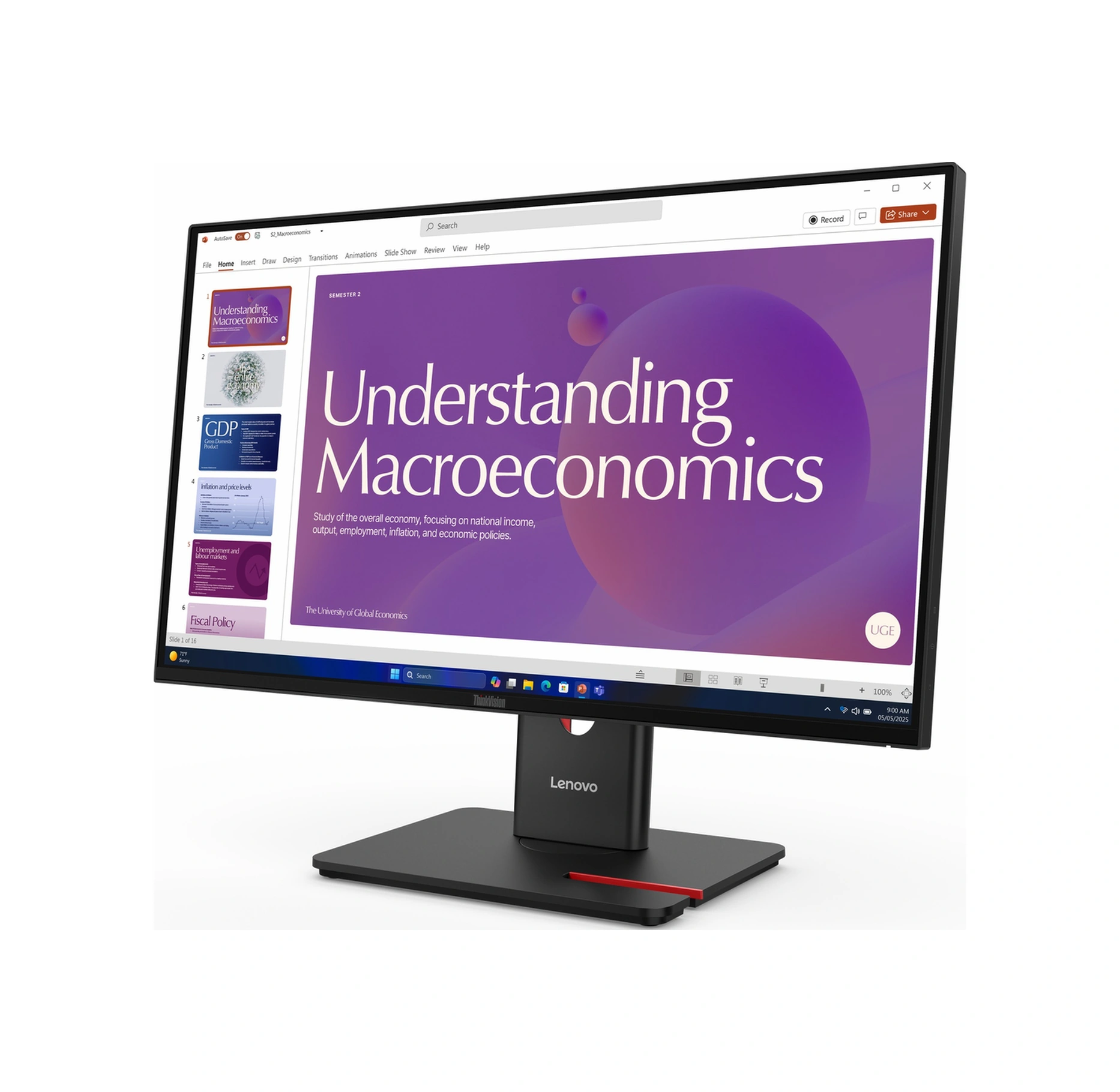 Lenovo Thinkvision T24d-40 64b9gat1tk 23.8" 120hz 4ms Hdmı+dp+usb-c+rj45 Fullhd Ips Pivot Vesa Monitör