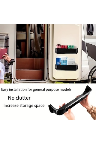 Trendooze Gaojunshop01 Beyaz 2 Set Karavan Organizatör, Kapak İçi Tepsiler Beyaz