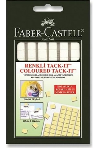 Faber-Castell Tack-It Hamur Yapıştırıcı Beyaz 50 Gr.