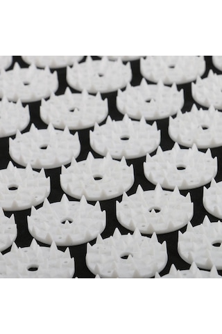 Homyl Acupressure Masaj Mat Kas Stres Giderici Koltuk Siyah