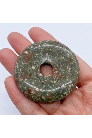 Soulader Doğal Taş Boncuk Kolye Ucu Yuvarlak Emniyet Tokası Takı Yapımı Malzemeleri Aksesuarları El Yapımı Boncuk Modelleri Çok REnkli