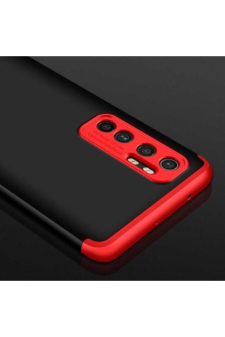 Xiaomi Mi Note 10 Lite Kilif Zore Ays Kapak-Siyah-Mavi 525305935