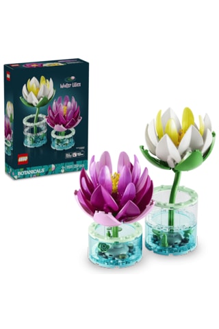 LEGO® Botanicals Nilüferler 11511 - 9 Yaş ve Üzeri Çocuklar için 2 Nilüfer İçeren Yaratıcı Oyuncak Yapım Seti (259 Parça)