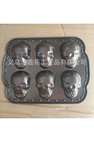 Hangfox Altın Kırmızı Kafa Şeklinde Fırın Kalıbı, Çikolata Ve Bisküvi Yapımı İçin Sıcak Dayanıklı, Lezzetli Pastalarınız İçin Mükemmel