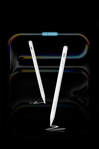 Ven-dens Vd-sp006 Apple Uyumlu iPad Ve Android Uyumlu Manyetik Tablet Kalemi, Type-c Şarj, 8 Saat, Beyaz