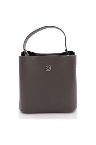 Dgn 3054 Kadın Arkasi Cep Detayli Çanta Koyu Gri