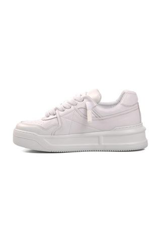 Ayakmod Premium 1306 Beyaz Cilt Erkek Sneaker 001