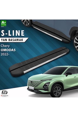 S-dizayn Chery Omoda5 S-line Krom Yan Basamak 183 Cm 2022 Üzeri