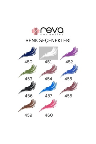 Reva Renkli Hacim Veren Maskara 454 Açık Mor