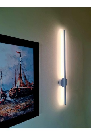Modern Dekoratif Led Duvar Aplik - Beyaz Kasa 6500k Beyaz Işık Çok Renkli
