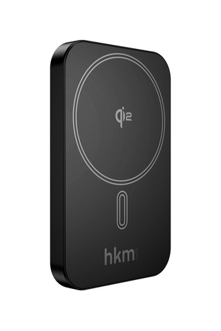 Mag Q-Elite Wireless 5.000 Mah 20W Qi2 Magsafe Uyumlu Manyetik Kablosuz Ince Powerbank Siyah