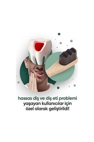 Tbrush Nano Koyugri Bambu Diş Fırçası - Ultra Soft + Diş Fırçası Saklama / Taşıma Kabı