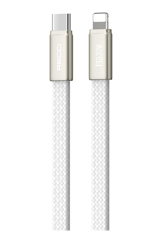 Recci Rs55cl Type-c To Lightning Pd Hızlı Şarj Özellikli Data Ve Şarj Kablosu 30w 1m Beyaz