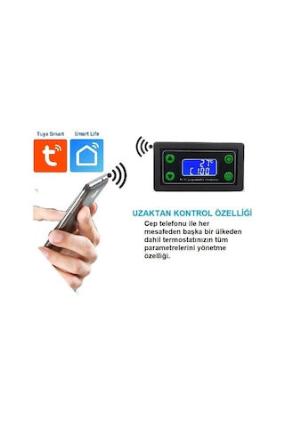 Yate10 Smart Wifi Dc12-100v 30a Güneş Panel Termostat/ Timer