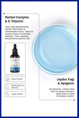 Luis Bien Mavi Sakal Bakım Serumu 30 ML