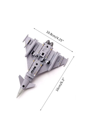1/100 Ölçek Ef2000 Eurofighter Typhoon Fighter Model Uçak Maketi