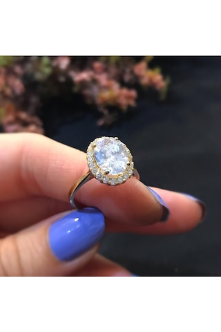 Stela Oval Taşli Yüzük - 554541518