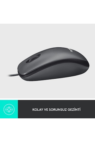 Logitech M100 USB Kablolu Optik Mouse