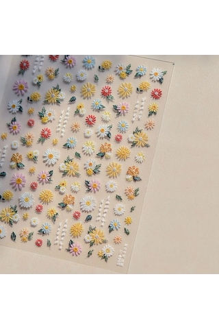 Flybuy Reo Lale Çiçek Papatya Fotoğraf Çerçevesi Geometrik Sınır Kabartma To4837