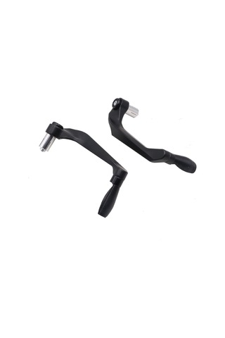 Evrensel Motosiklet Fren Kornası Koruma Çubuğu Sap Koruyucusu Siyah Çift