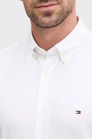 Tommy Hilfiger Erkek Gömlek Mw0mw41059 Ybr Beyaz