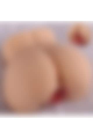 Erotixshop Premium Ass Masturbator Jelena - Realistik Anal Vajinal 2 İn 1 Titreşimli Suni Kalça Vajina