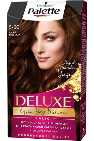 Palette Deluxe 5 - 60 Sicak Çikolata X 2 Adet Saç Boyası