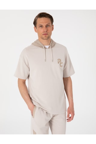 Pierre Cardin Erkek Taş Sweatshirt 50302613-vr049 Taş