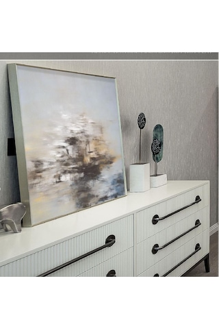 Soyut El Yapımı Yağlı Boya Tablo 75x75cm Hij4065