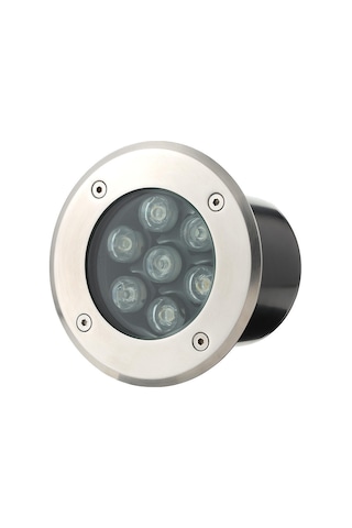 Sıva Altı Led Armatür Dekoratif Işık Show Gösteri Yol Aydınlatma Açık Alan Enerji Tasarruflu Yuvarlak Zemin Doğal Beyaz 4000k A-1403 9w 220v Doğal Beyaz