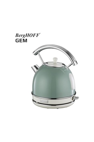 Gem Retro 1, 7 L Su Isıtıcı 2200 W, Paslanmaz Çelik Gövde Mint Yeşil