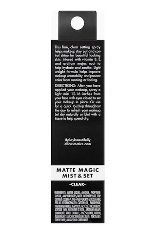 E.l.f. Mat Magic Mist-set Makyaj Sabitleyici Sprey Makyaj Bazları